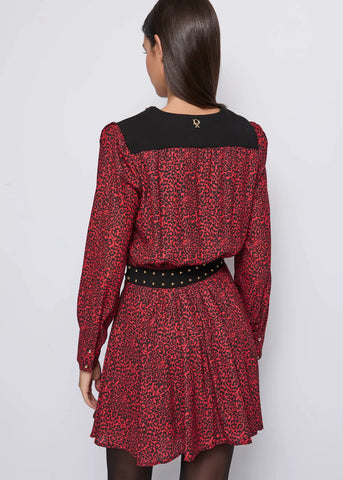 DENNYROSE 521DD15013 Mini abito in georgette stampata