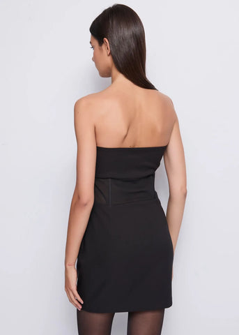 DENNYROSE 521DD15022 Mini abito nero elasticizzato