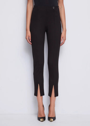 DENNYROSE 521DD25011 Pantaloni neri con spacchetti