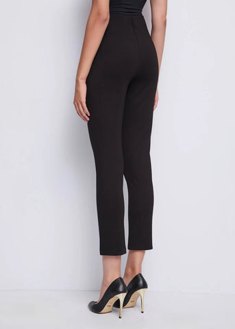 DENNYROSE 521DD25011 Pantaloni neri con spacchetti