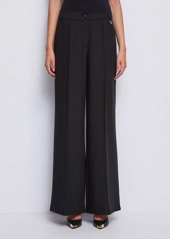DENNYROSE 521D25017 Pantaloni neri con piega