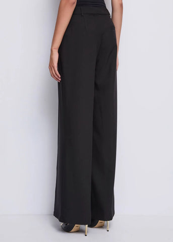 DENNYROSE 521D25017 Pantaloni neri con piega