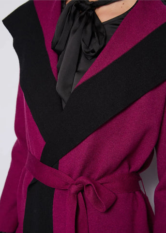 DENNYROSE 521DD33001 Cardigan in maglia con cintura
