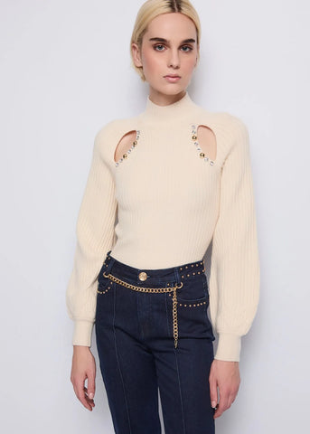 dennyrose 521dd53008 Maglia in lana a coste