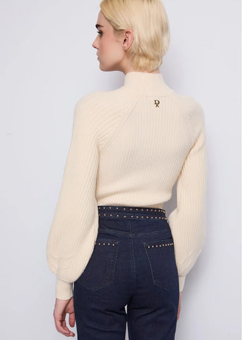 dennyrose 521dd53008 Maglia in lana a coste