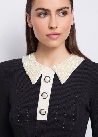 GAUDì 521FD13007  Nuova Collezione Abito polo da donna in maglia lavorata