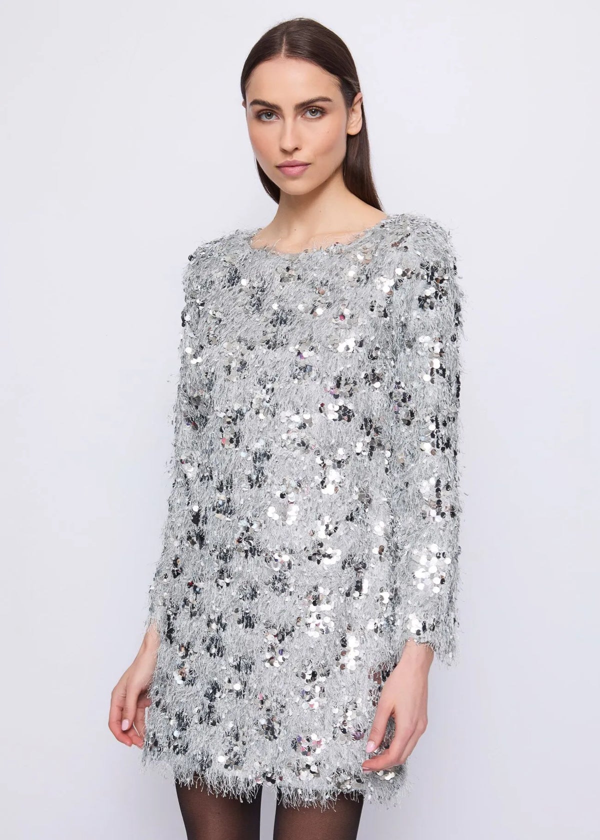 GAUD' 521FD14001 Abito da donna con frange e paillettes