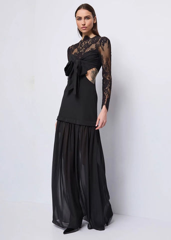 GAUDì 521FD15011 Abito da donna con pizzo e foulard
