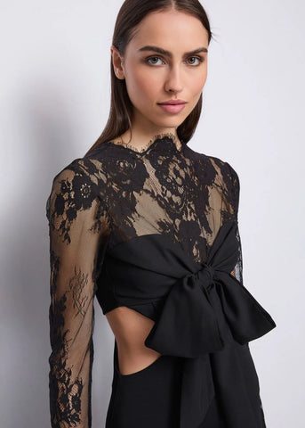GAUDì 521FD15011 Abito da donna con pizzo e foulard