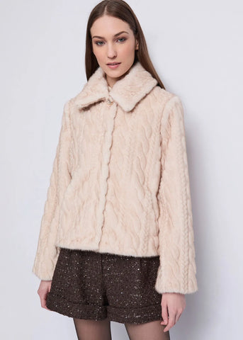 GAUDì 521FD39006 Giacca da donna in ecopelliccia
