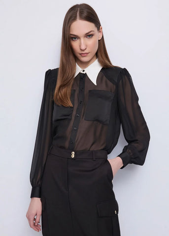 GAUDì 521FD45014 Camicia da donna in georgette