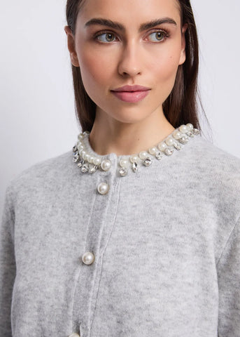 GAUDì 521FD53023  Cardigan da donna con perle e strass