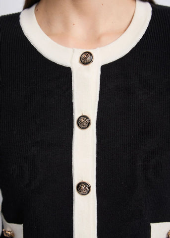 GAUDì 521FD53038 Cardigan da donna con bottoni gioiello