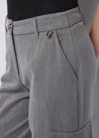 DENNYROSE 521ND25009 Pantaloni NOCCIOLA con pinces