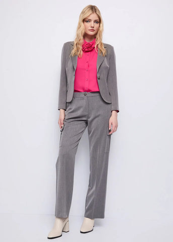 DENNYROSE 521ND25009 Pantaloni NOCCIOLA con pinces