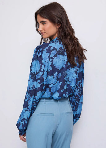 DENNYROSE 521ND45014 Blusa in georgette stampata