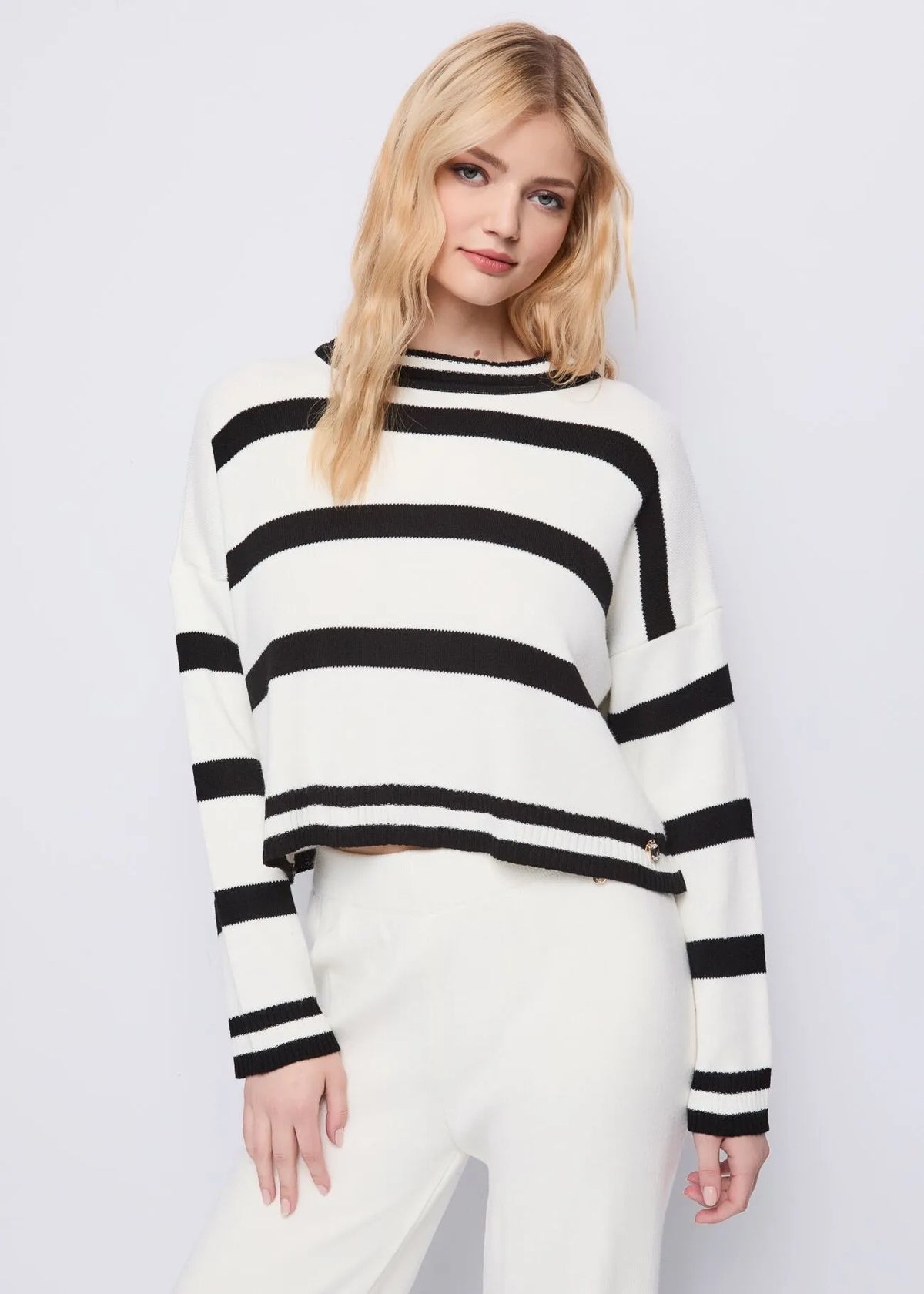 DENNYROSE 521D53003 Maglia in filato a righe