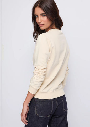 DENNYROSE  521ND64016 Felpa in cotone con logo