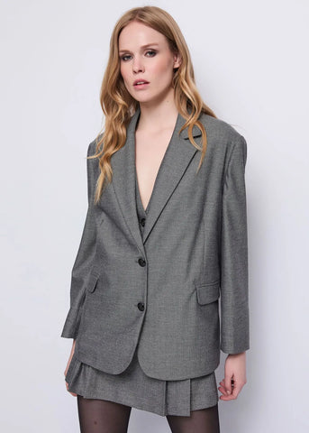 GAUDì 521FD35016 Blazer da donna in tessuto chevron e lurex