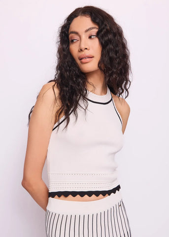 Top  bianco girocollo GAUDì ART.511FD43001