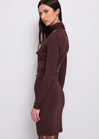 GAUDì Abito midi da donna con collo alto