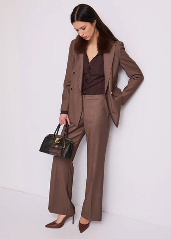 GAUDI Pantaloni wide leg da donna con piega MOD.621FD25009