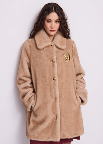 GAUDI Cappotto da donna con spilla MOD.FD39003