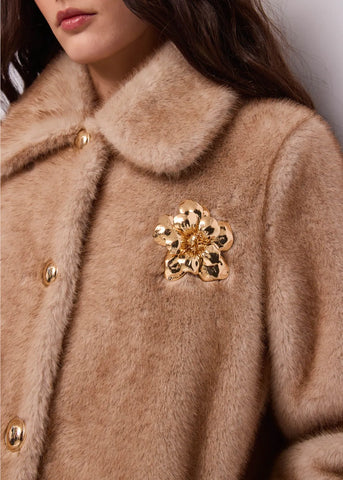 GAUDI Cappotto da donna con spilla MOD.FD39003