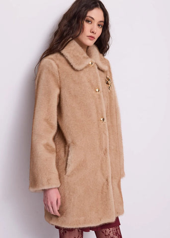 GAUDI Cappotto da donna con spilla MOD.FD39003