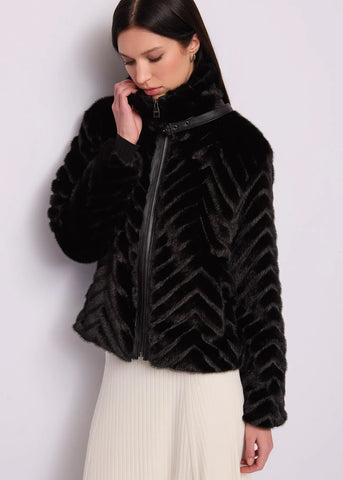 GAUDI Giacca da donna con collo alto e cinturino FD39006