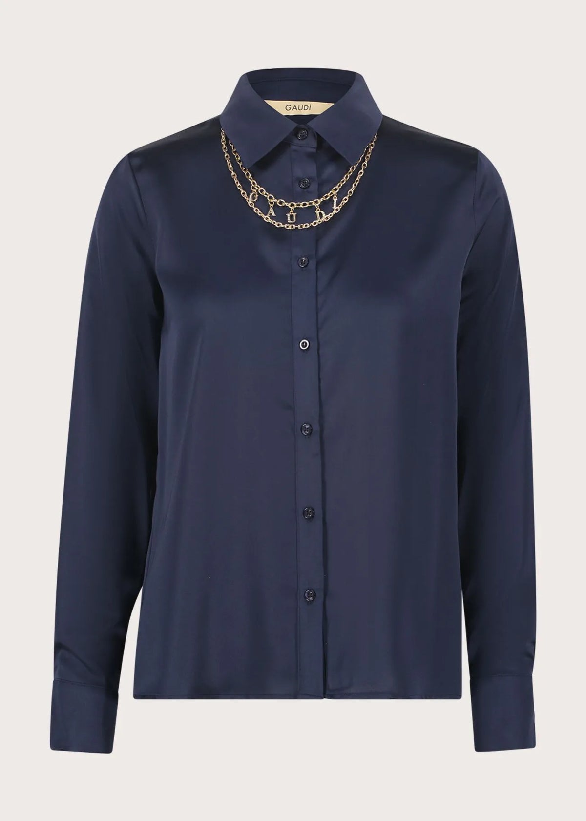 GAUDI Camicia da donna con collana a catena MOD.621FD45002