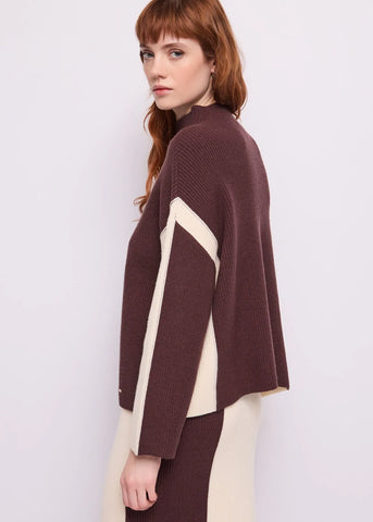 GAUDI Maglia da donna in filato color block MOD.621FD53017