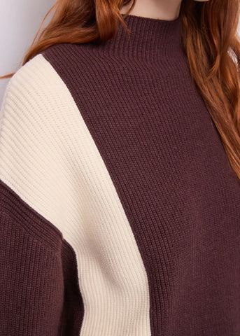 GAUDI Maglia da donna in filato color block MOD.621FD53017