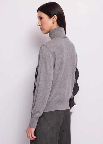 GAUDI Maglia da donna in filato jacquard MOD. 621FD53021