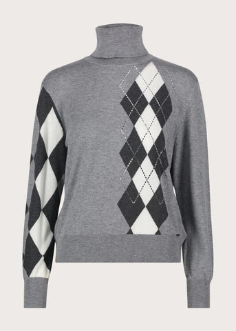 GAUDI Maglia da donna in filato jacquard MOD. 621FD53021