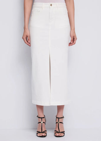 GAUDì 611BD75010 Gonna in twill con spacco