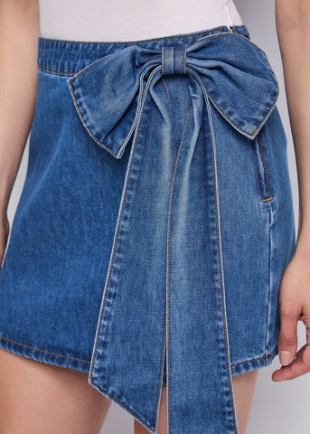 GAUDI 611BD76008 Minigonna in denim di cotone