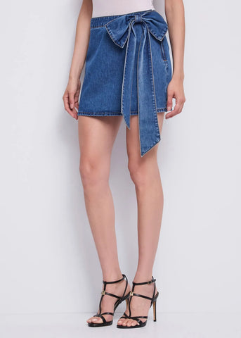GAUDI 611BD76008 Minigonna in denim di cotone