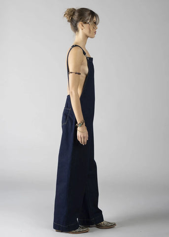 DENNYROSE  611DD16001 SALOPETTE LUNGA BLUE JEANS