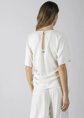 DENNYROSE 611DD45022  T-SHIRT LINEN MILKY