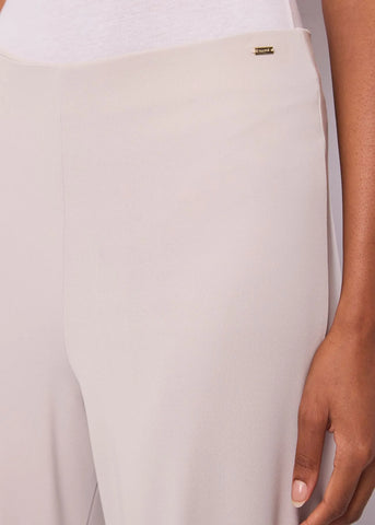 GAUDì 611FD24001 Pantaloni grigio da donna in jersey crêpe