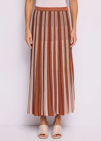 GAUDì 611FD73001 Gonna plissé in filato lurex