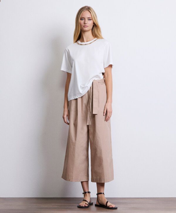 MARKUP Pantalone cropped in tela MW1650114