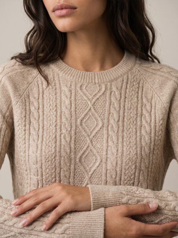 MARKUP COD: MW2600078  MAGLIA Girocollo in filato paillettes
