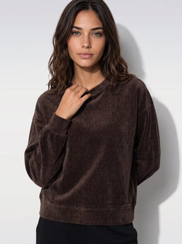 MARKUP COD: MW2620015 Felpa in ciniglia LUREX