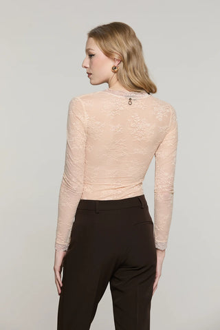 RELISH Body LIORA manica lunga scollo v pizzo