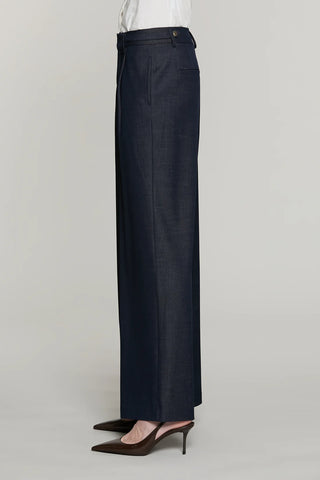 RELISH Pantalone SOUL vita alta con alette più pinces più ts francesi più filetto denim